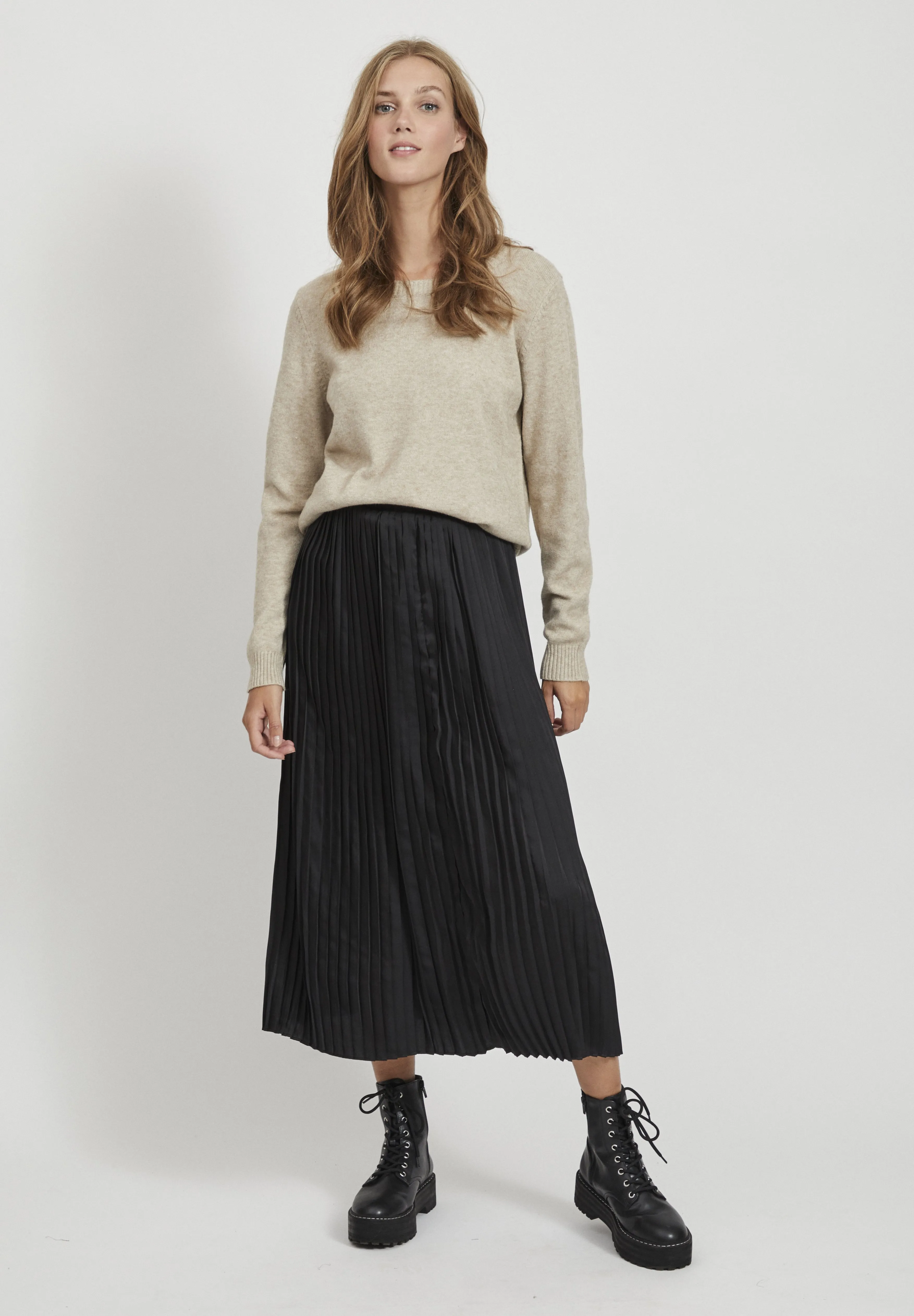 VIRIL O-NECK L/S  NOOS - Maglione