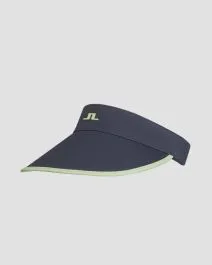Visiera blu scuro da donna J.Lindeberg Alba Big Visor