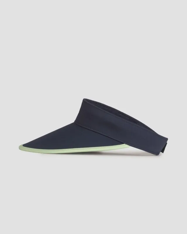 Visiera blu scuro da donna J.Lindeberg Alba Big Visor