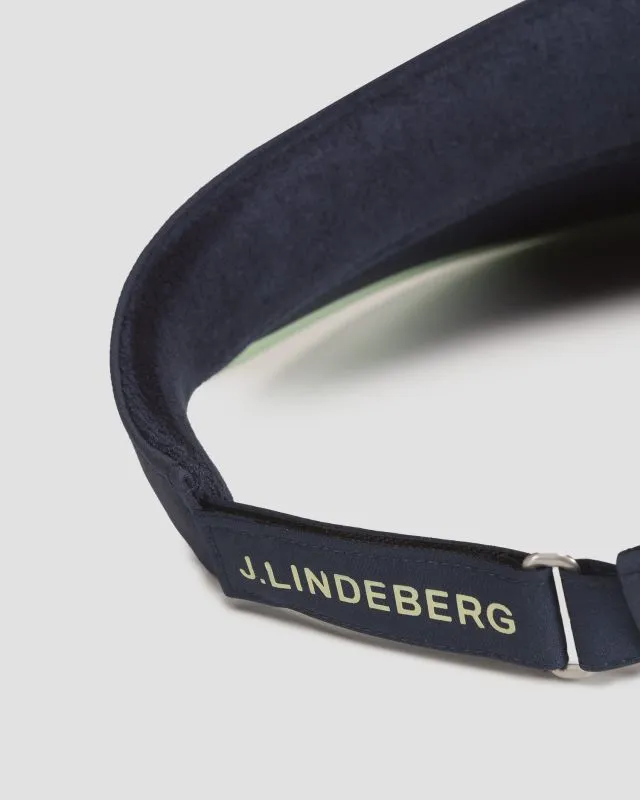 Visiera blu scuro da donna J.Lindeberg Alba Big Visor