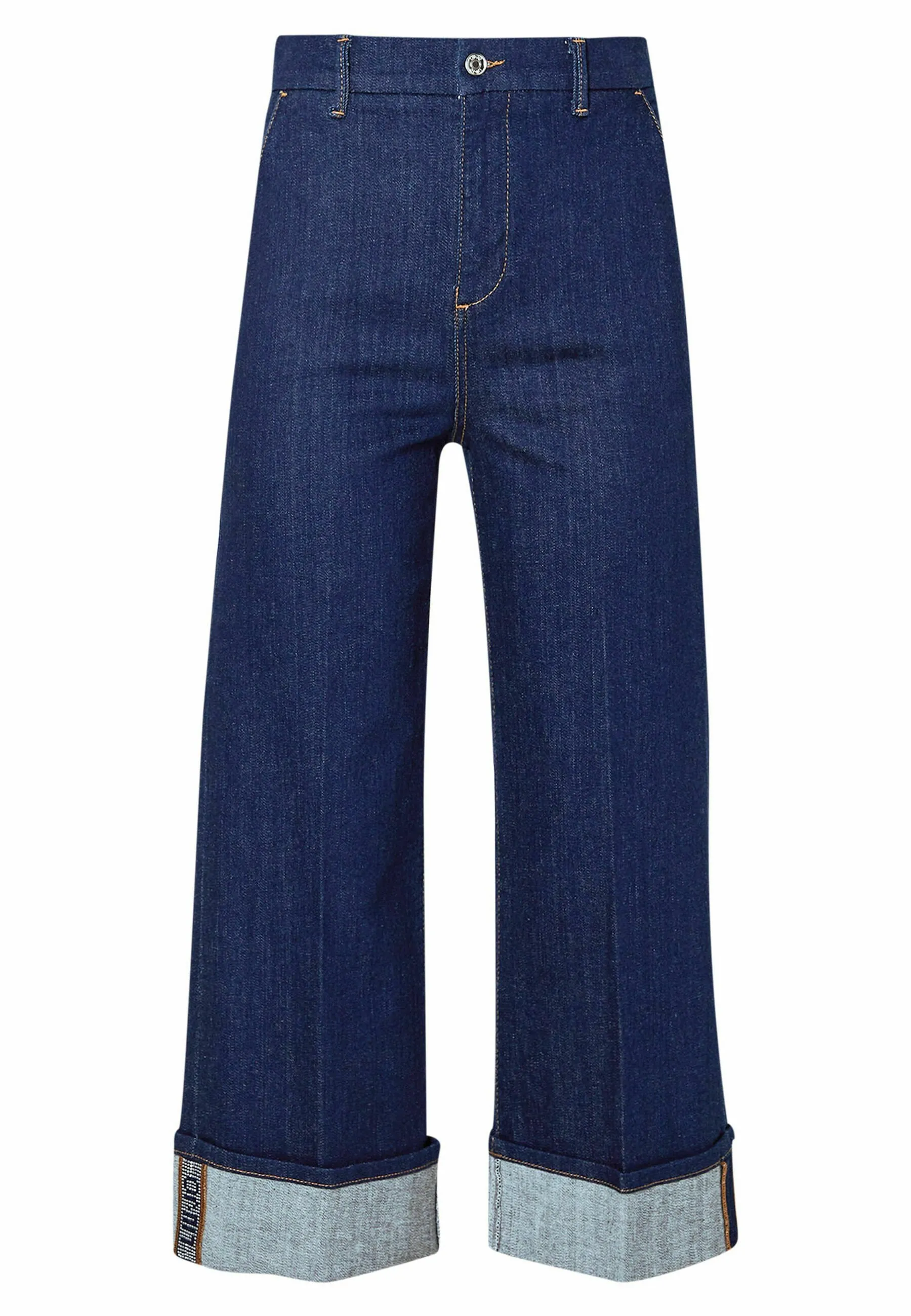 WITH TURN-UPS - Jeans a zampa