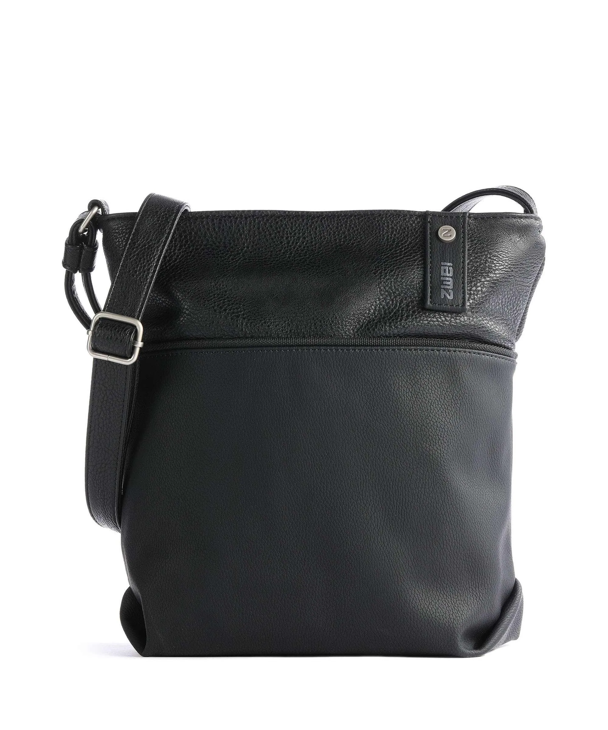  Zwei Jana J10 Borsa a spalla pelle sintetica nero  